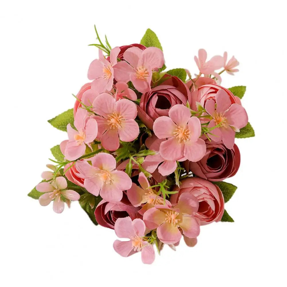 Artificial Flower Realistic Camellia Buds Fake Flower Wedding Simulation Flower Living Room Supply - Taci Dekor