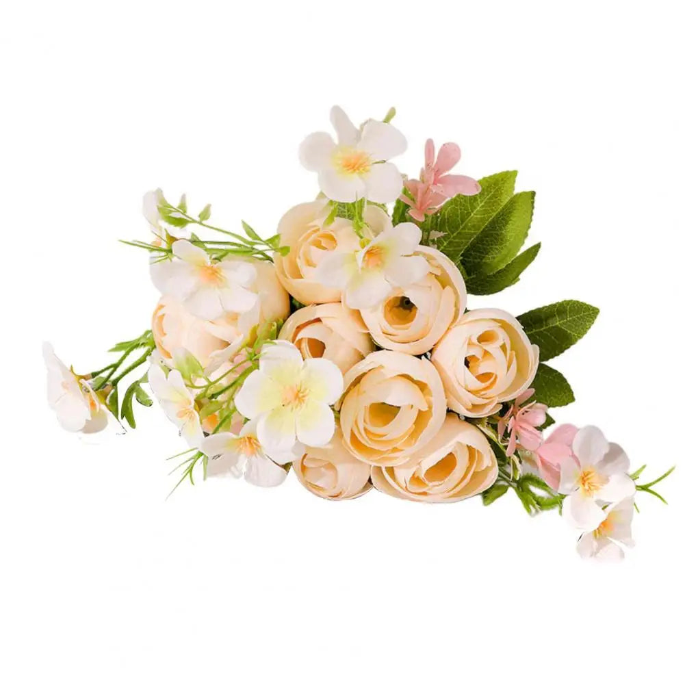 Artificial Flower Realistic Camellia Buds Fake Flower Wedding Simulation Flower Living Room Supply - Taci Dekor