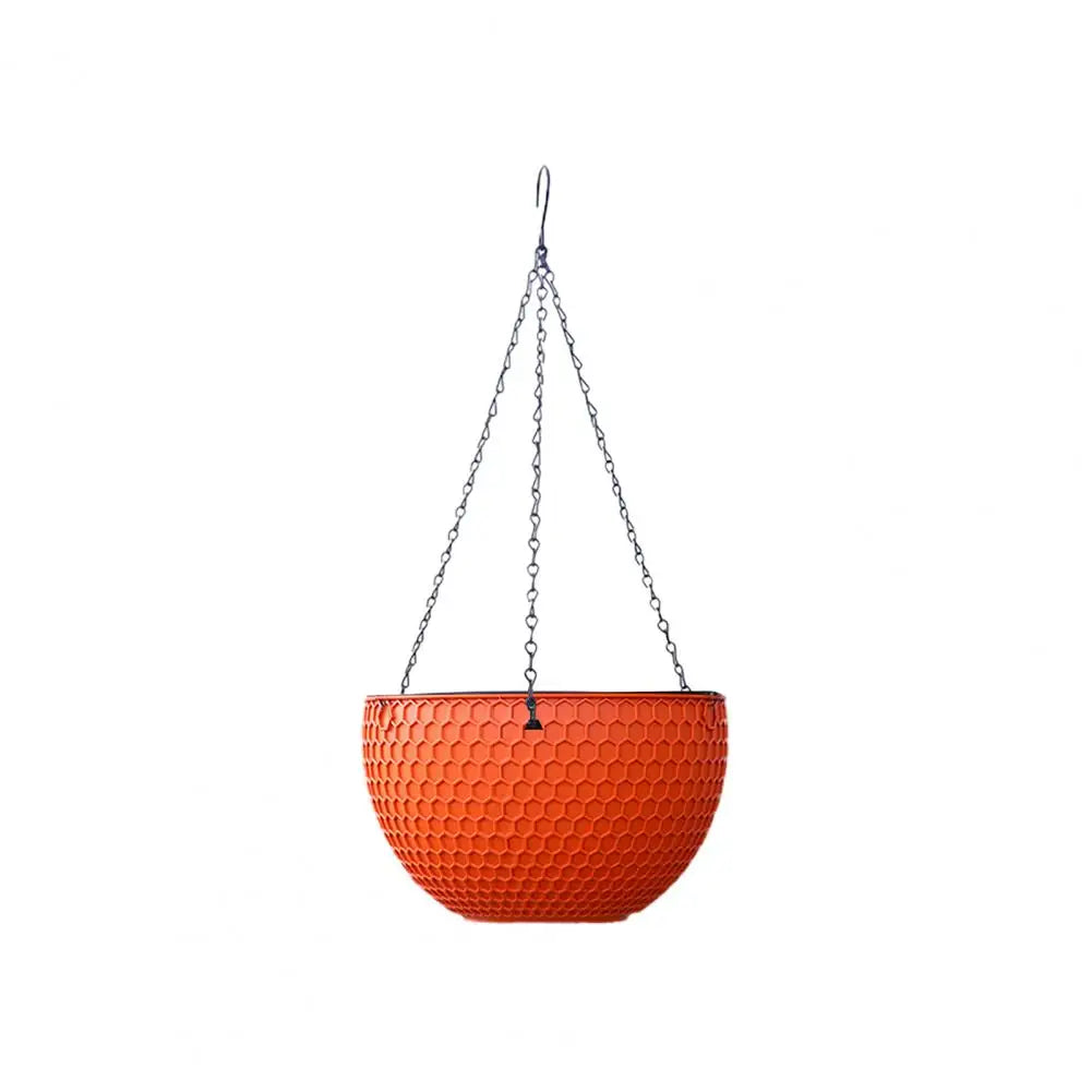 Hanging Flower Basket Resin Plant Hanger Multifunctional Practical Outdoor Garden Hanging Plant Pot for Restaurant - Taci Dekor