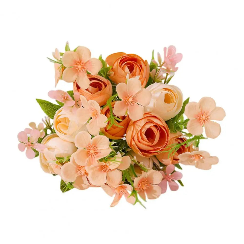 Artificial Flower Realistic Camellia Buds Fake Flower Wedding Simulation Flower Living Room Supply - Taci Dekor