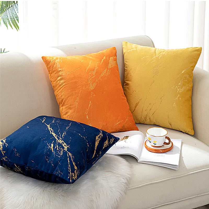Solid Color Holland Fluffy Pillow Cover Living Room Office Sofa Cushion Cover Home Decoration Square Pillow Case