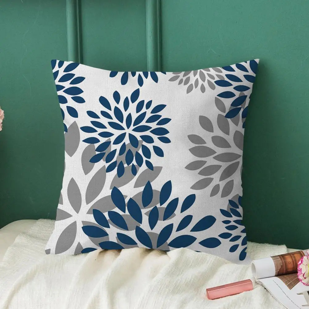 Throw Pillowcase Pillow Cover Wear Resistant Washable Non-Fading Geometric Print Pillowcase Decoration Couch Cushion Cover