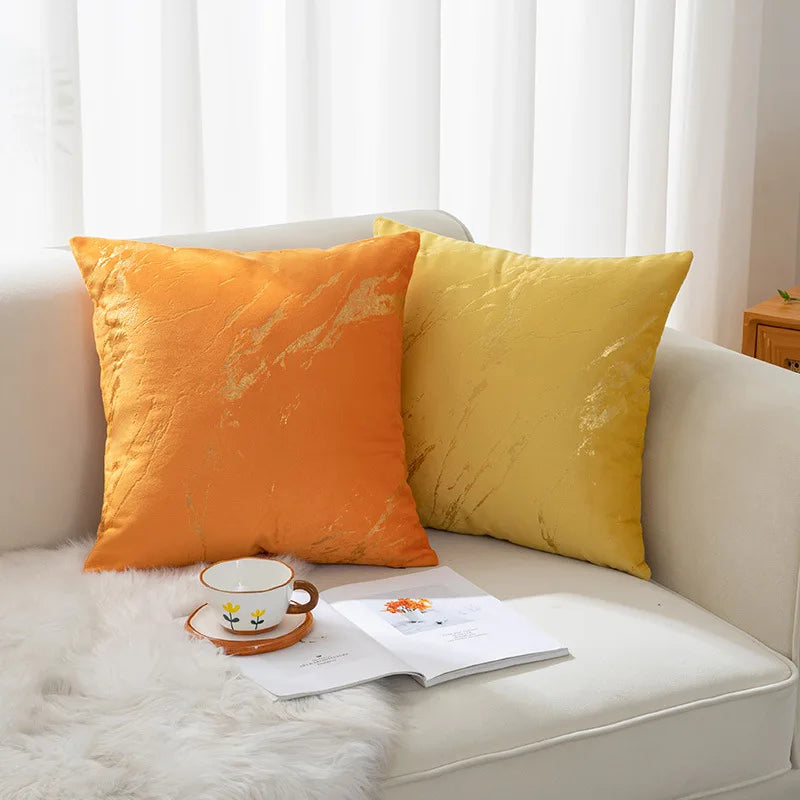 Solid Color Holland Fluffy Pillow Cover Living Room Office Sofa Cushion Cover Home Decoration Square Pillow Case