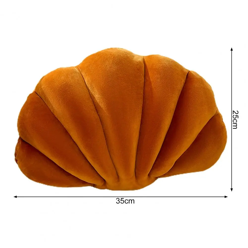 Shell-Shaped Stuffed Pillow Cushion Super Soft Wear Resistant Vibrant Color Seashell Bed Sofa Cushion Home Decoration