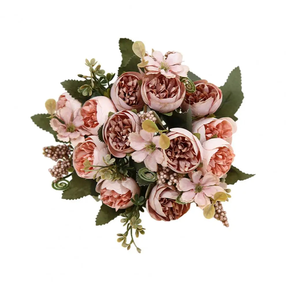 Artificial Silk Flowers for Home Decor Weddings and Parties Realistic Faux Flower Centerpiece Elegant - Taci Dekor